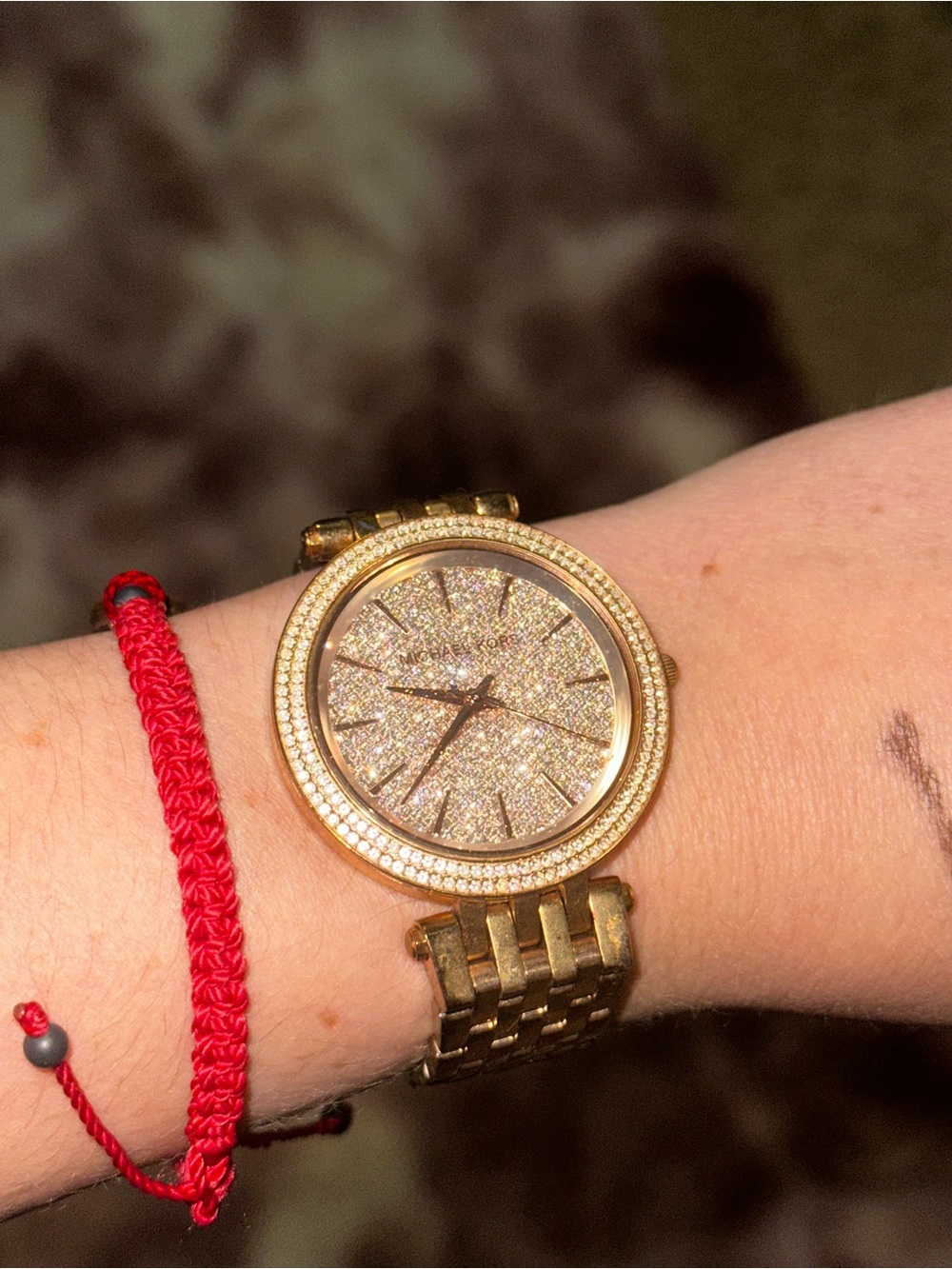 Michael Kors Gold Tone Crystal Dial Women's Watch
